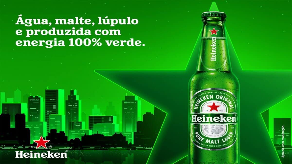 Projeto “Green Your City” da Heineken, voltado para a sustentabilidade, levou iluminação verde para algumas cidades do Brasil